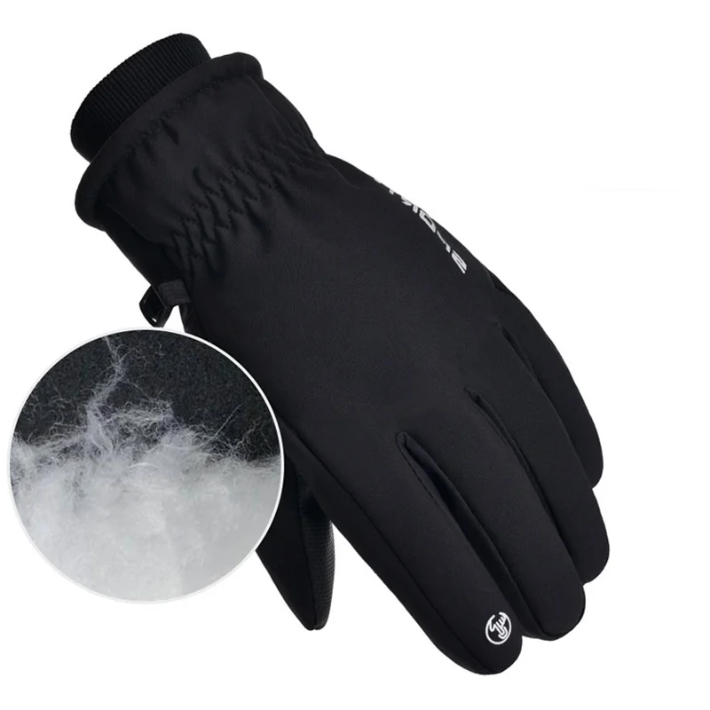 Wholesale Fall and Winter Windproof Touch Screen Outdoor Cycling Riding Gloves 3M New Cotton Warm Ski Gloves