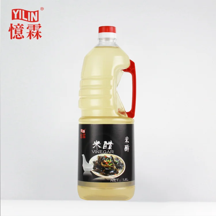 rice Vinegar Chinese 1.8l White Bottle Item Packaging Color Liquid seasoning sour Japanese flavor rice vinegar