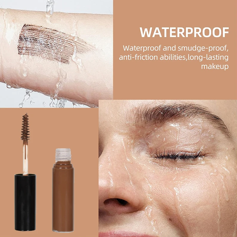 Eyebrow Gel Tint Stamp Private Label Waterproof brow gel eyebrow tint dark brown dye enhancer eyebrow gel With brush