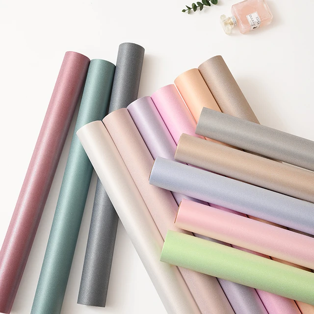 CALOR Shiny Flower Wrapping Paper Florist Gift Paper Bouquet Paper