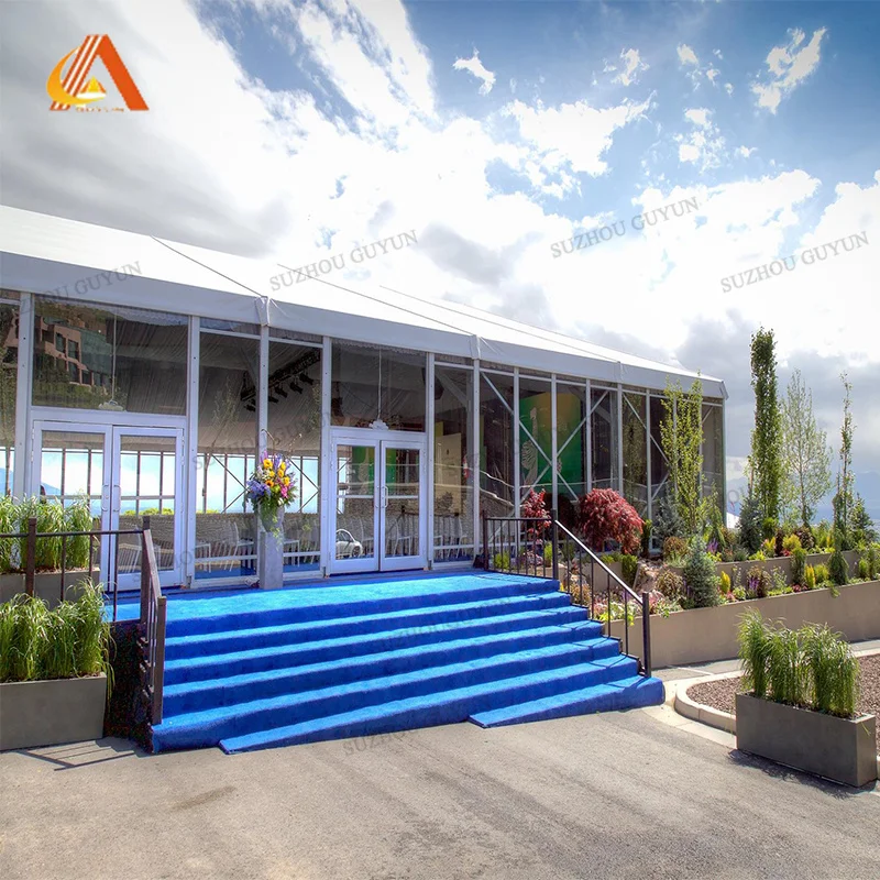 High Quality Party Tent for Outdoor 20x40 Large White Transparent PVC Wedding Marquee for Event Wind-proof 18x50