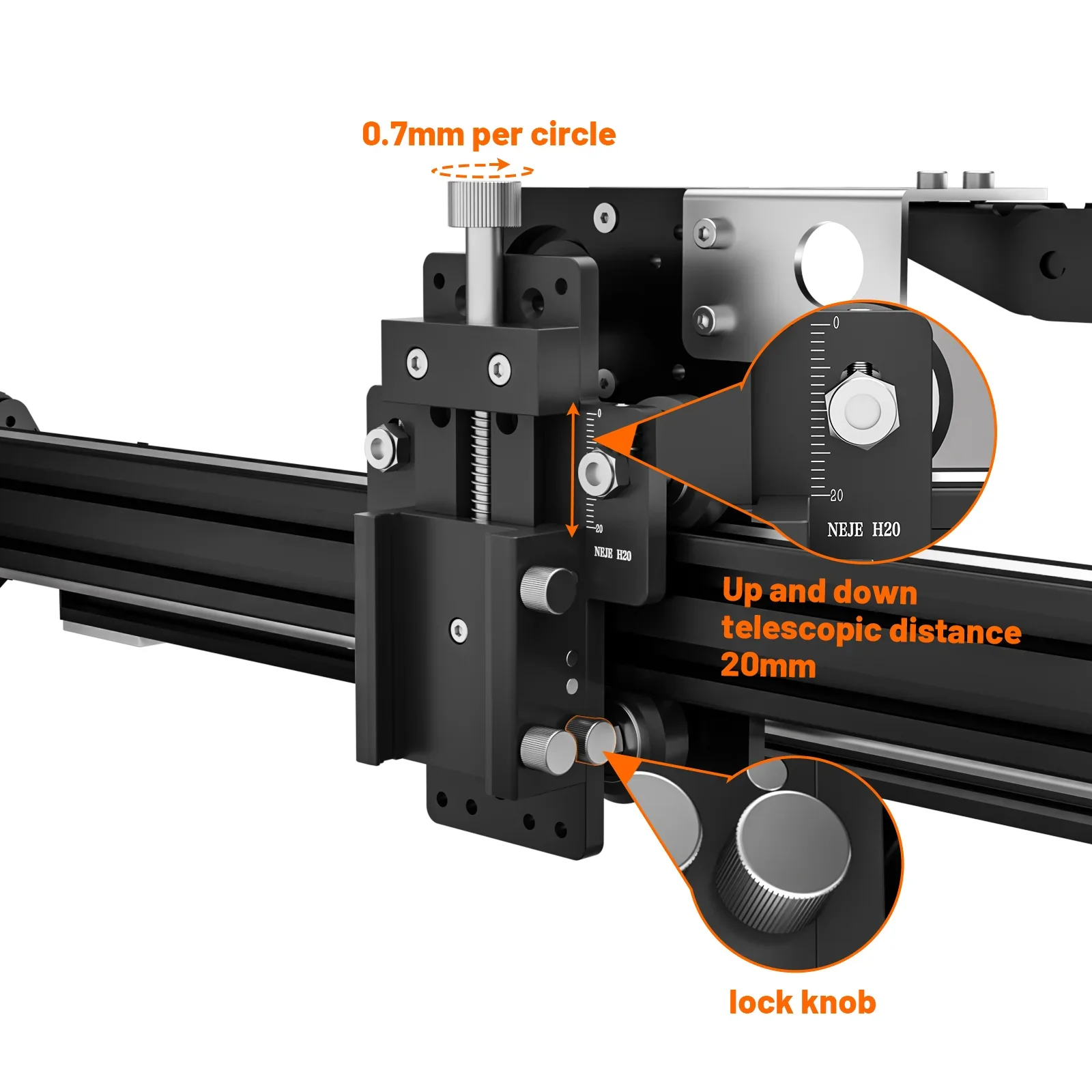 Best Seller Portable NEJE 3Max V2 E40 DIODE Portable Wood Routers Laser Carving Cutting Machine OEM factory