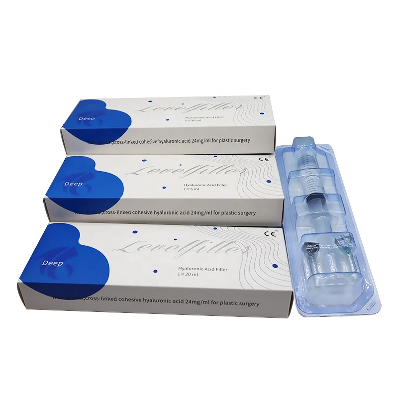 5ml cross-linked hyaluronic acid gel injections for buttocks filler new deep anti aging injection for forehead 2ml