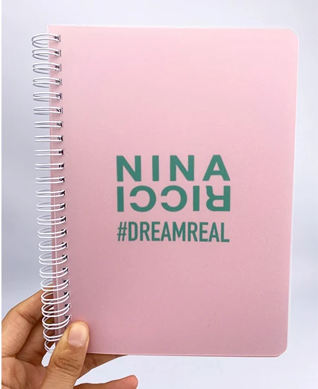 loose-leaf mini pvc&pp a8 ring binders notebook planner cute diary plastic cover school notebook with sleeves