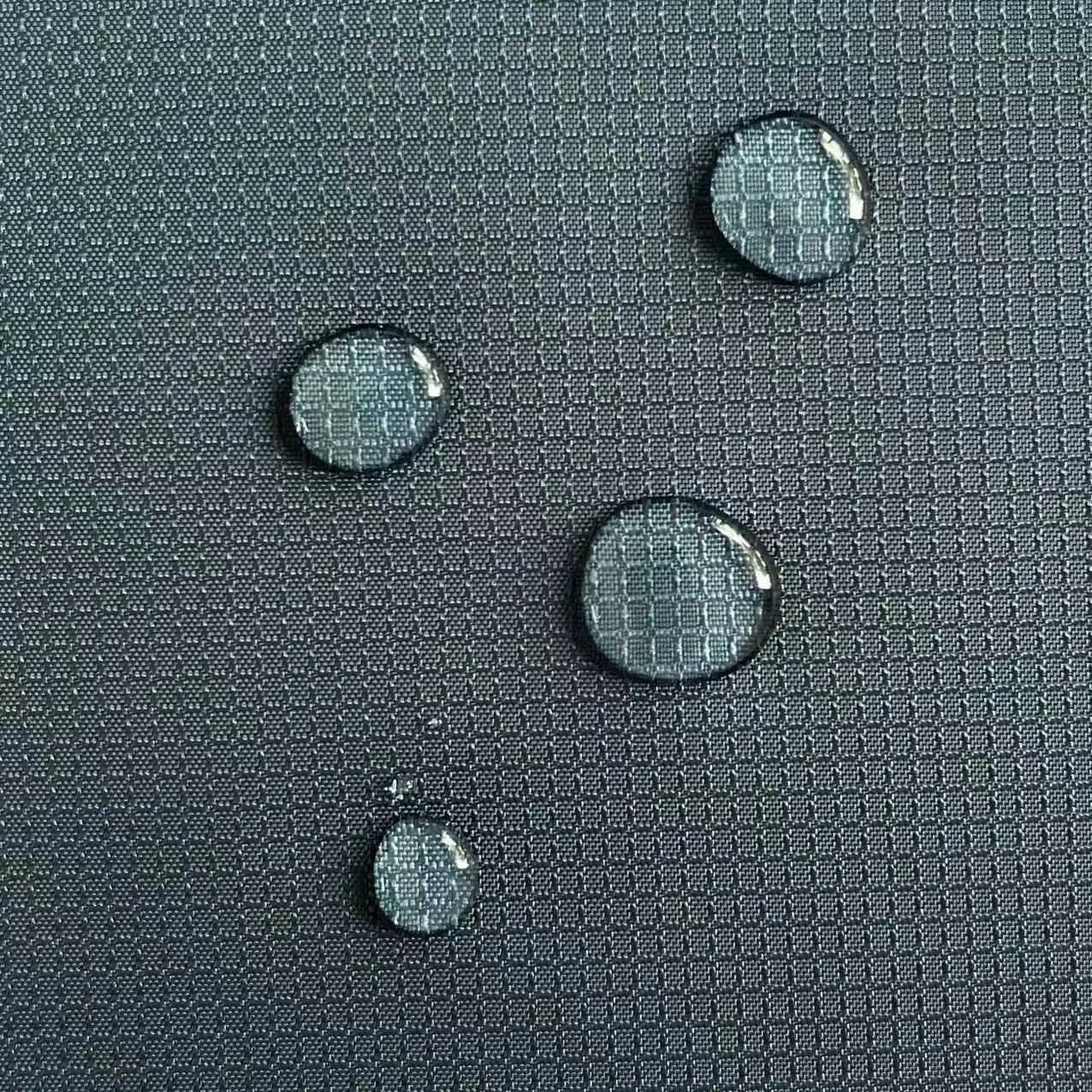 Pu coated waterproof ripstop plaid dobby pattern style 420D Nylon oxford bag fabric