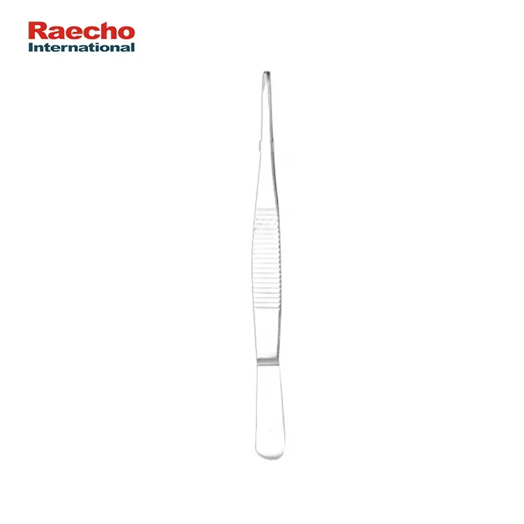 Profesional Hospital Dressing Forceps Toothless Tweezers