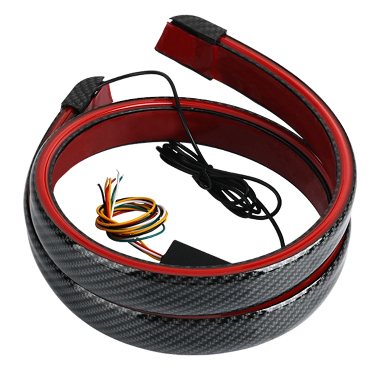 Universal Trunk Spoiler Led Car Leds Strip Brake Tail Turn Light Drl Led Light Bars