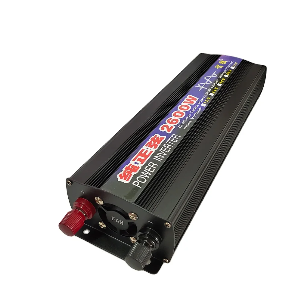 inverter vehicle truck universal 48V60V electric  boost conversion power supply 12v 24v 48v 60v to 220v pure sine wave inverter