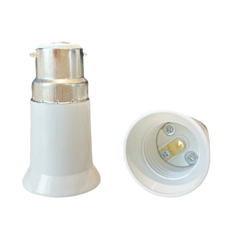 Wholesale B22 to E27 lamp holder socket flame retardant plastic copper fittings conversion lamp base