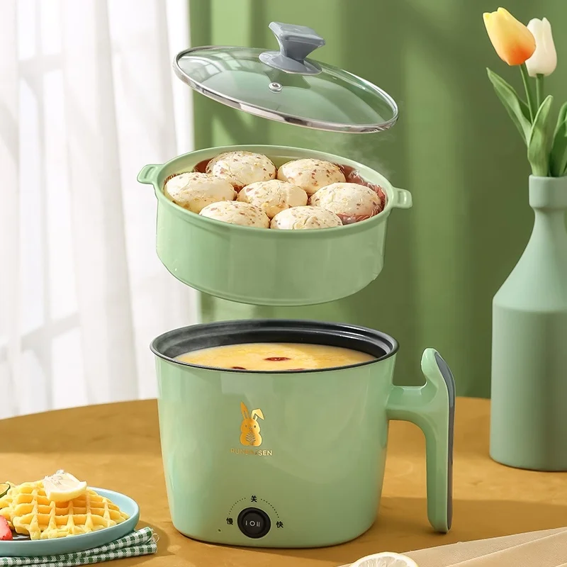 UK Steamer Pot Electric Tonze Multi Layer Electrical Cooking Pot Steamer Plastic Tempered Glass English Henan Free Spare Parts
