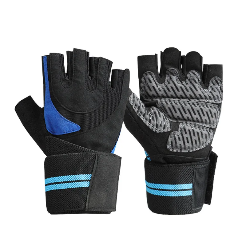 OEM can use breathable mesh half-finger non-slip pad touch screen sports motorcycle riding bicycle riding gloves