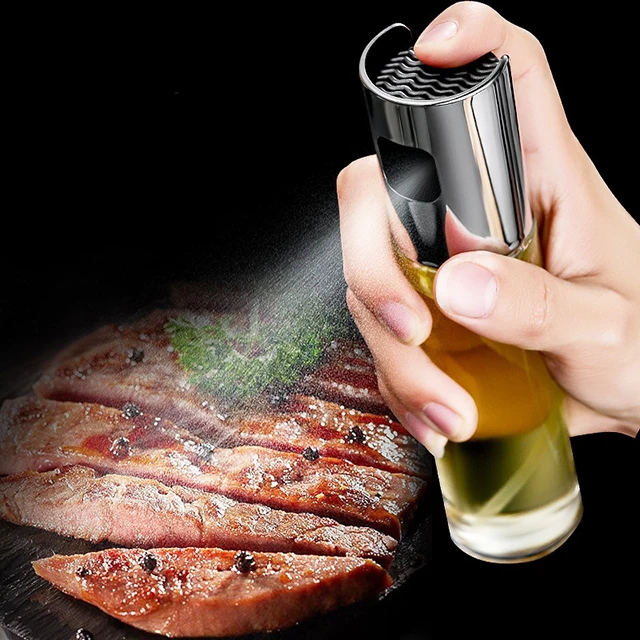 ALIKER 100ml BBQ grills barbecue tool refillable oil vinegar oil sprayer bottle