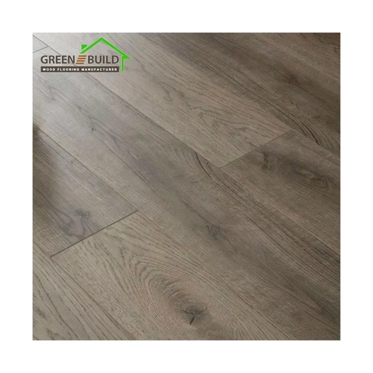 Popular Design Grey Smooth HDF Nature Core Water Resistant Laminate Flooring