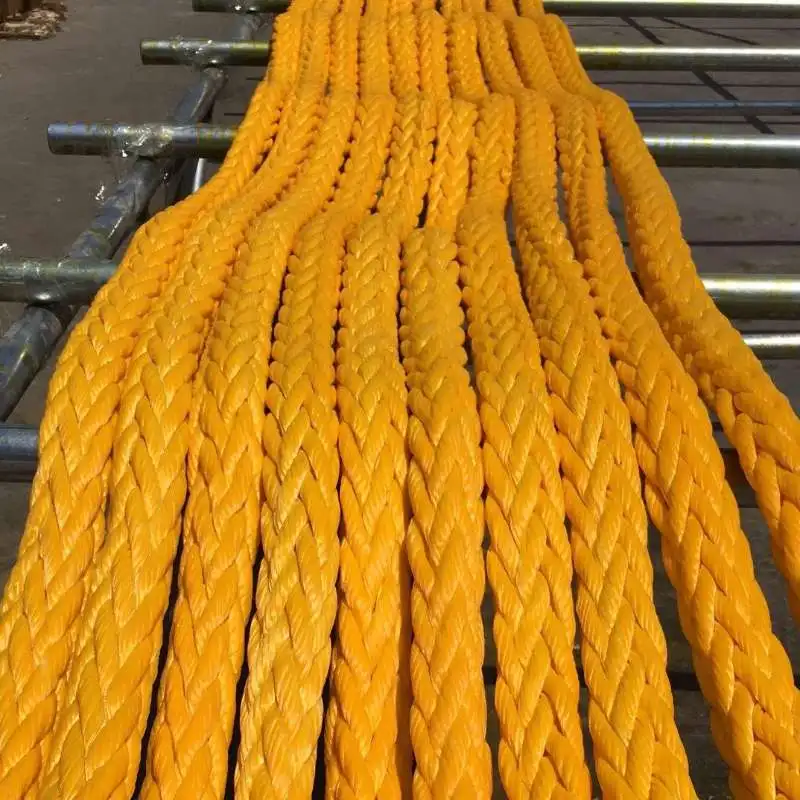 
high strength 12 strand uhmwpe mooring rope for ship 