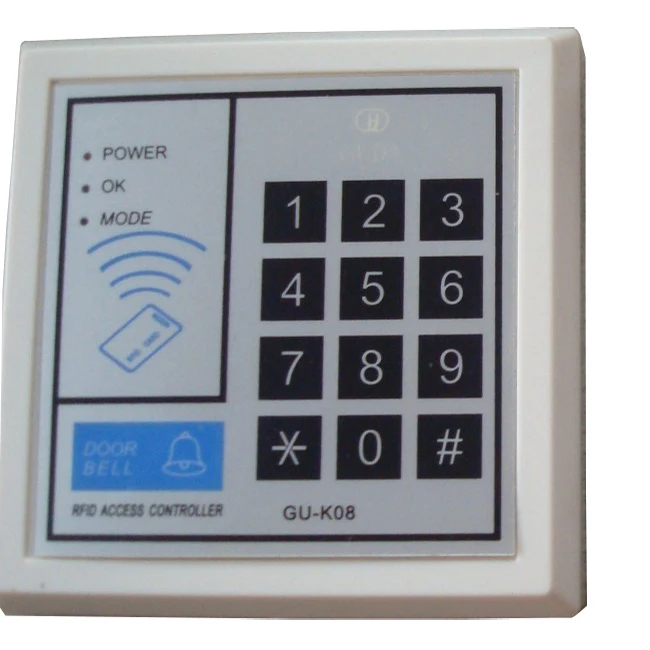 Wireless Numeric Keypad with RFID keys for Smart Door Control System