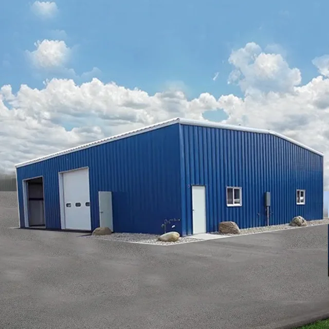 Production and processing prefabricated workshop prefab light steel structure workshop office building steel fabricated building
