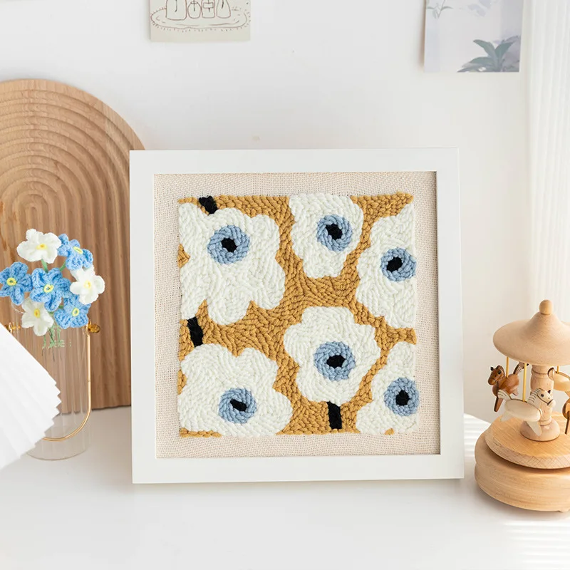 All-in-One Punch Needle Set All Materials Included Punch Needle Kit for Beginners & Adults