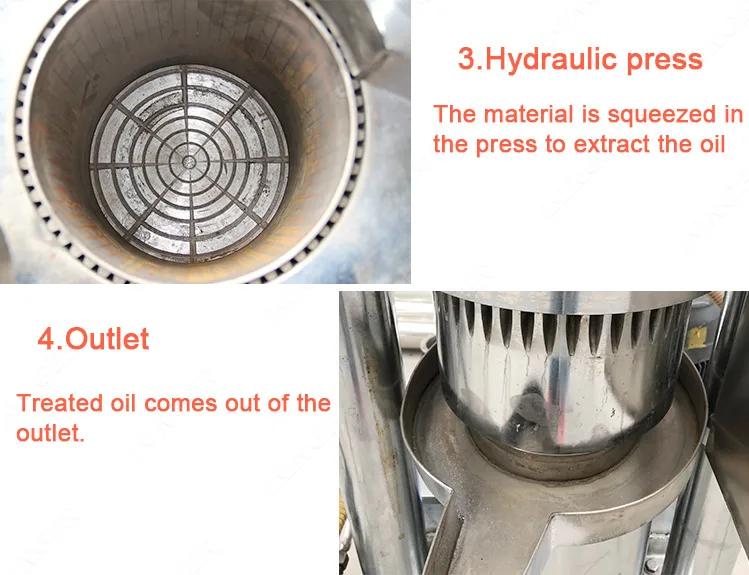 Commercial Factory Price Cotton Black Seed Olive Oil Cold Filter Squeezing Machinery Sesame Soybean Hydraulic Oil Press Machine