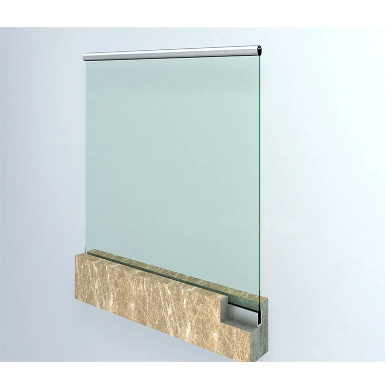 Tempered Laminated Glass Balustrade Railing Handrail Customized