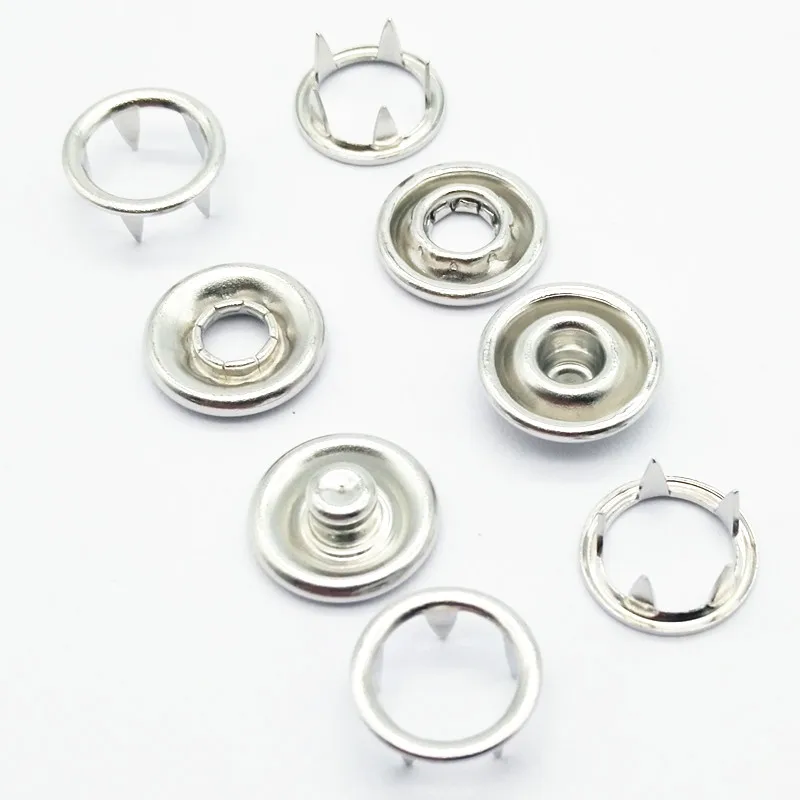 10mm #333 Ring prong snap button, metal prong snap button