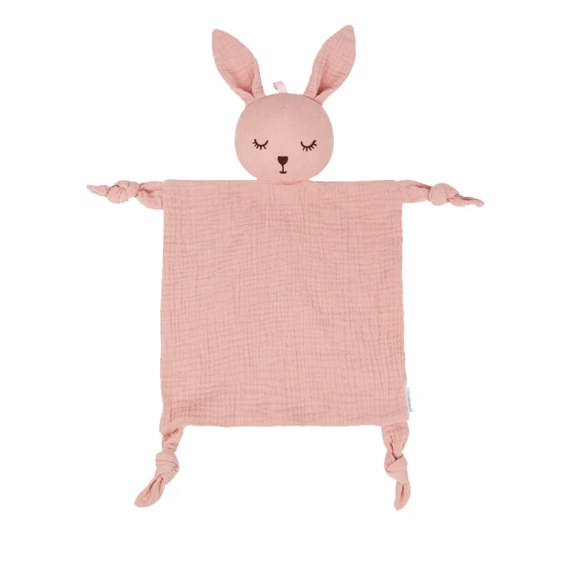 Teddy Bear Lovey Baby Security Blanket for Newborn Toddler Snuggle Toy Stuffed Animal