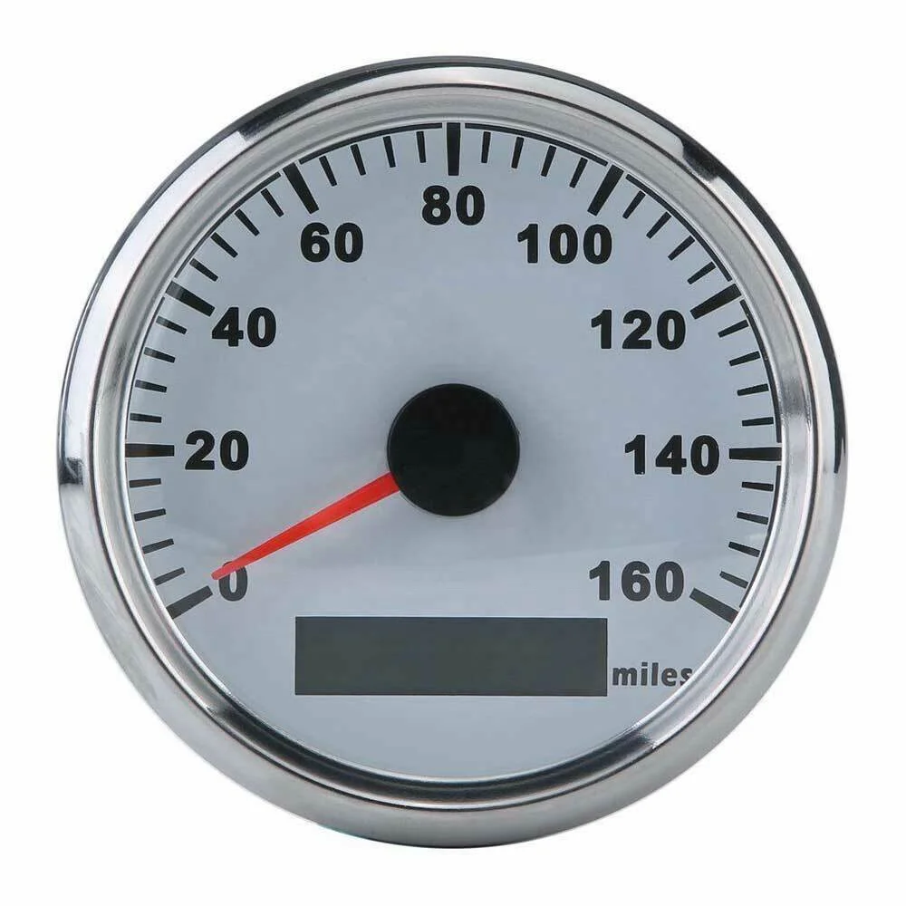 TERFU Motorcycle Speedometer Waterproof White GPS Speedometer For Honda Suzuki Speed Meter