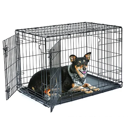 Folding Dog Cage Small Dog Pet Cage Bottomless Dog Cage