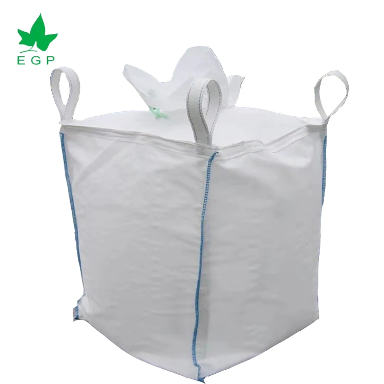 EGP 1000kg coal packing big bags bulk bag for mining 1 ton black color jumbo bag
