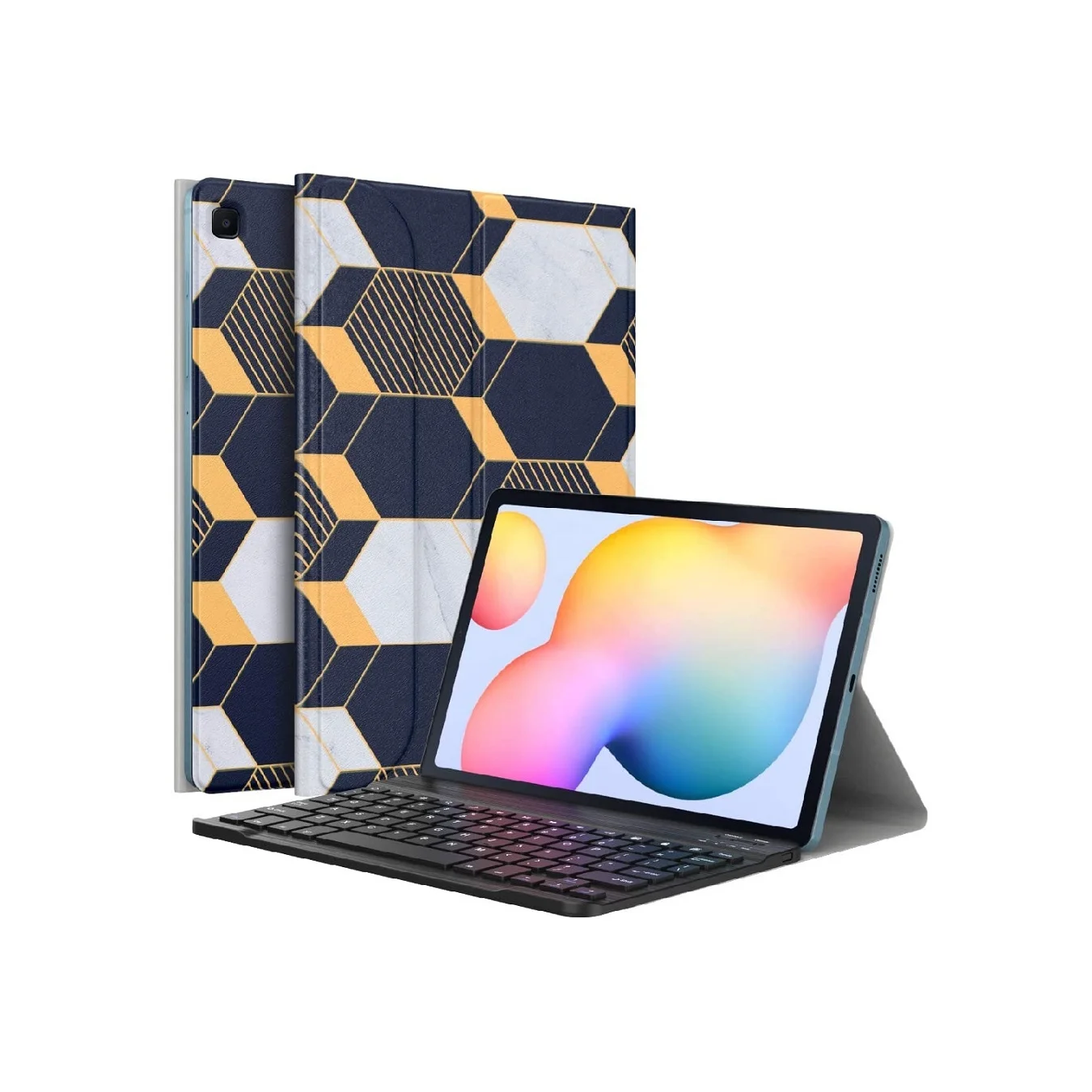 MoKo Модный Магнитный кожаный чехол для планшета со съемной клавиатурой для Galaxy Tab S6 Lite 10,4 2020