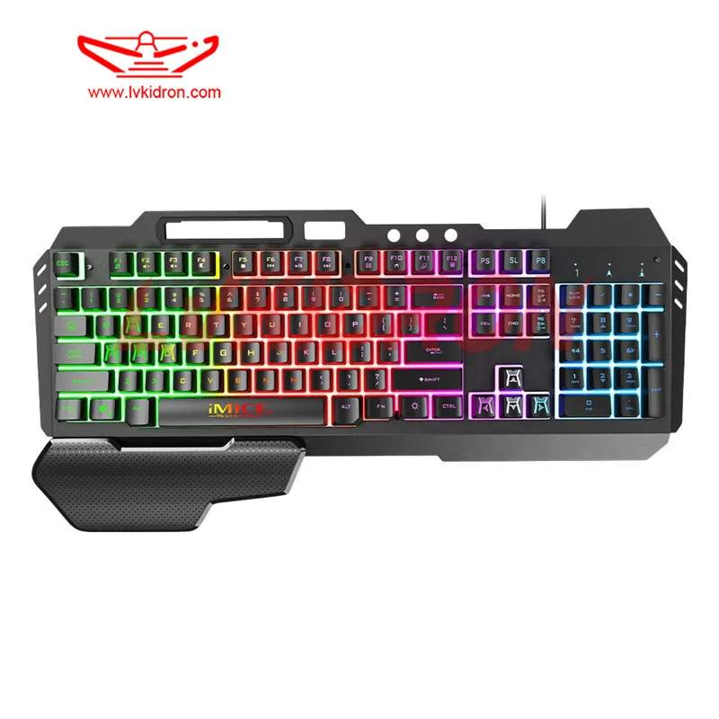 2023 New Gaming Keyboard Game 104 Keys Wired RGB Gaming Keyboards for PC Gamer GK-700