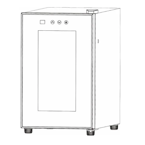 12L 16L Touch Large capacity Cooling system milk cooler fridge for Coffee Machine