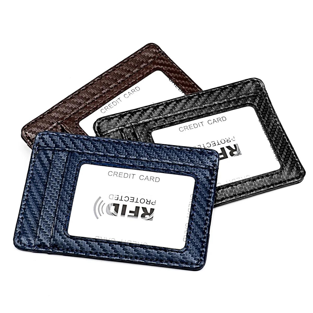 minimalist wallets slim men wallet card carbon fiber wallet wholesale