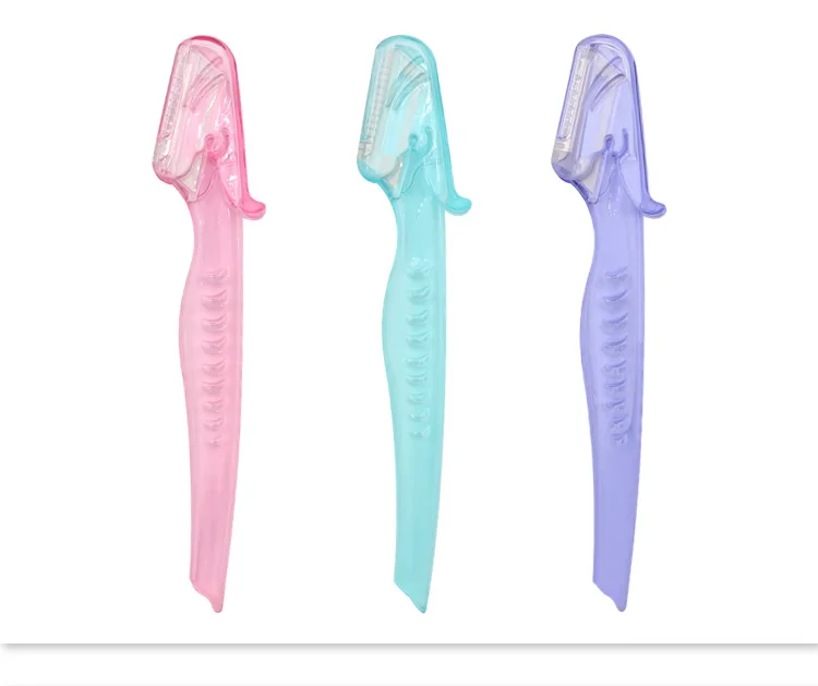 Женская модная стильная мини-бритва для бровей с пластиковой ручкой по более низкой цене