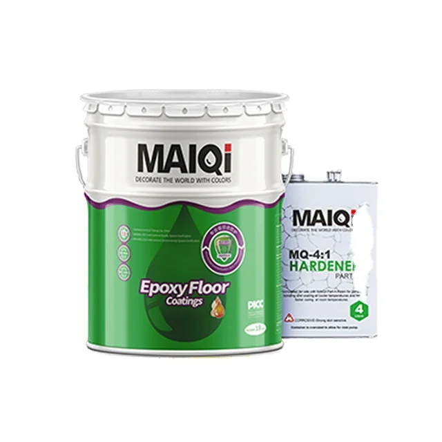 Maiqi Epoxy Paint Floor Epoxy Epoxy Coal Tar Pitch Paint Electronic Chemical Workshop Dust-Proof Wear-Resistant Anti-Corrosion