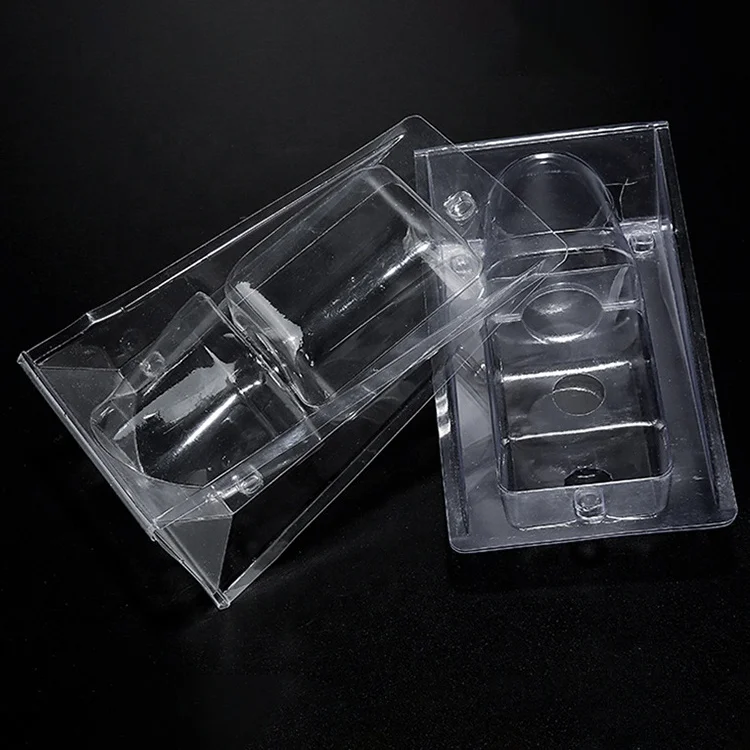 Custom Clear Plastic PET PVC Tri-fold Blister Packaging for Live Plants Flower Seedlings Flower Pots Transportation Box