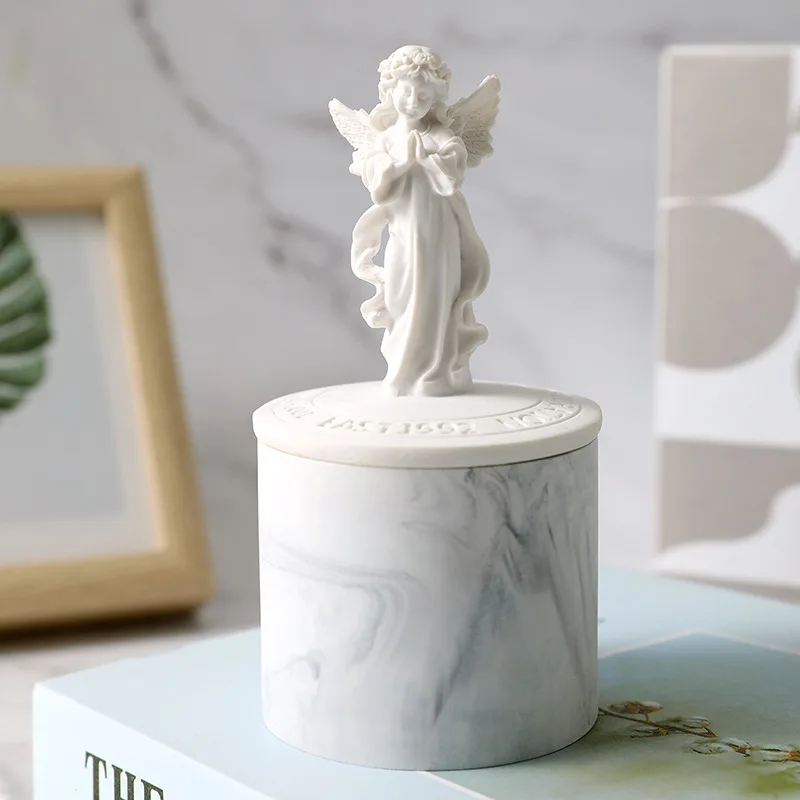 Superior Quality Handmade Art Portrait Sculpture Candles With Lid High-Quality Luxury Soy Wax Scented Candles