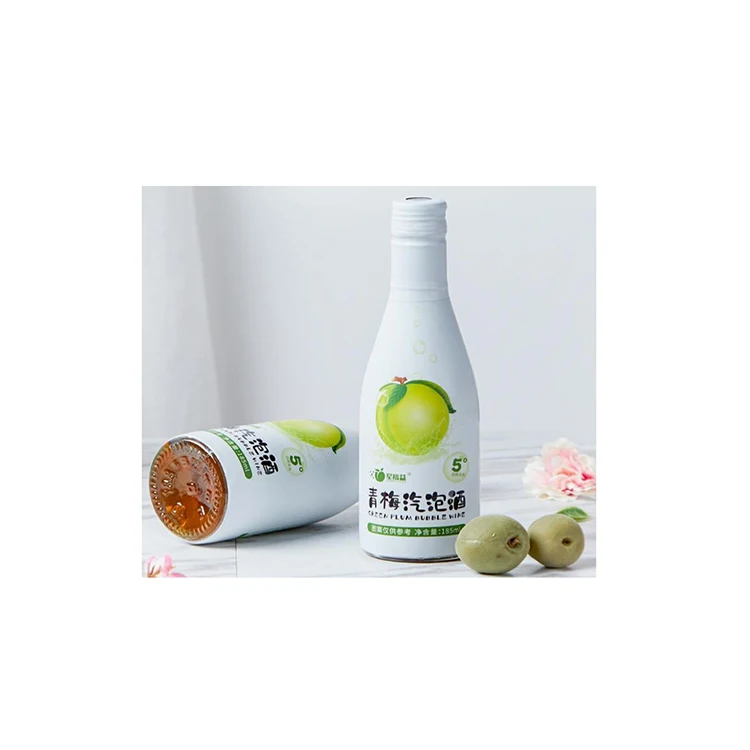
New Product Hot Sale Happyfull Premium Low Degree ABV 5% Alcohol Umeshu Liqueur Plum Sparkling Wine 