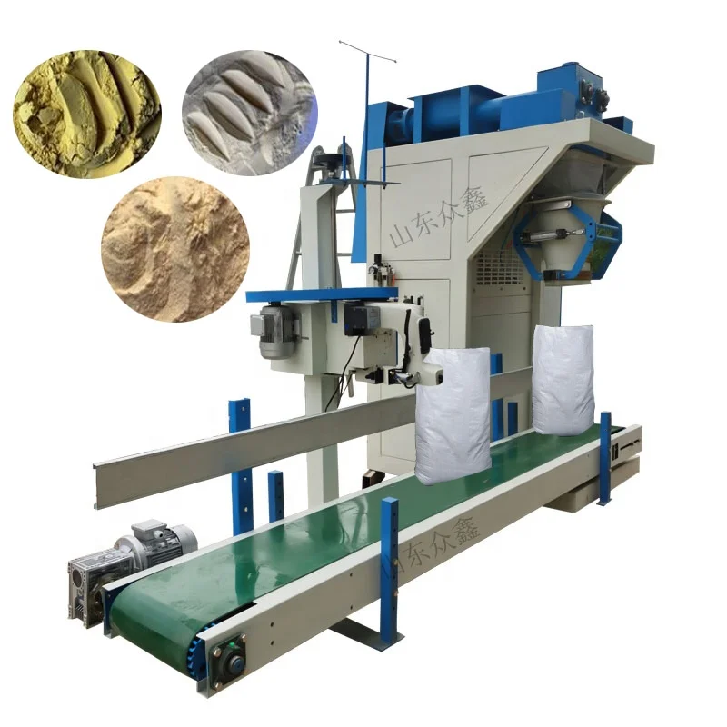 10kg 20kg 25kg 50kg Semi Automatic Chemical Powder Mgo Magnesium Oxide Packing Bagging Machine