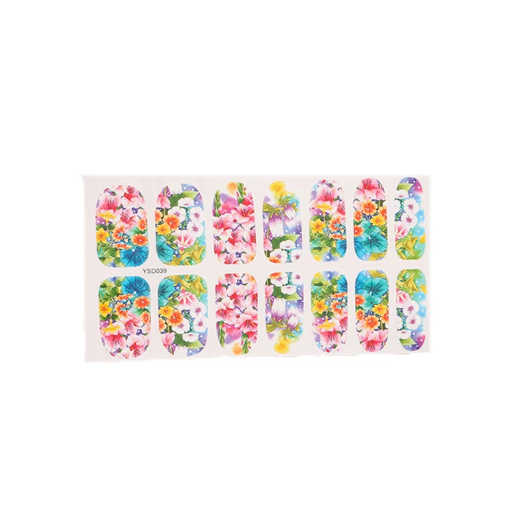 New style nail art  self-adhesive nail polish nail strips