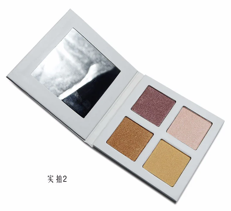 Wholesale loose pigments cosmetics makeup private label highlighter palette