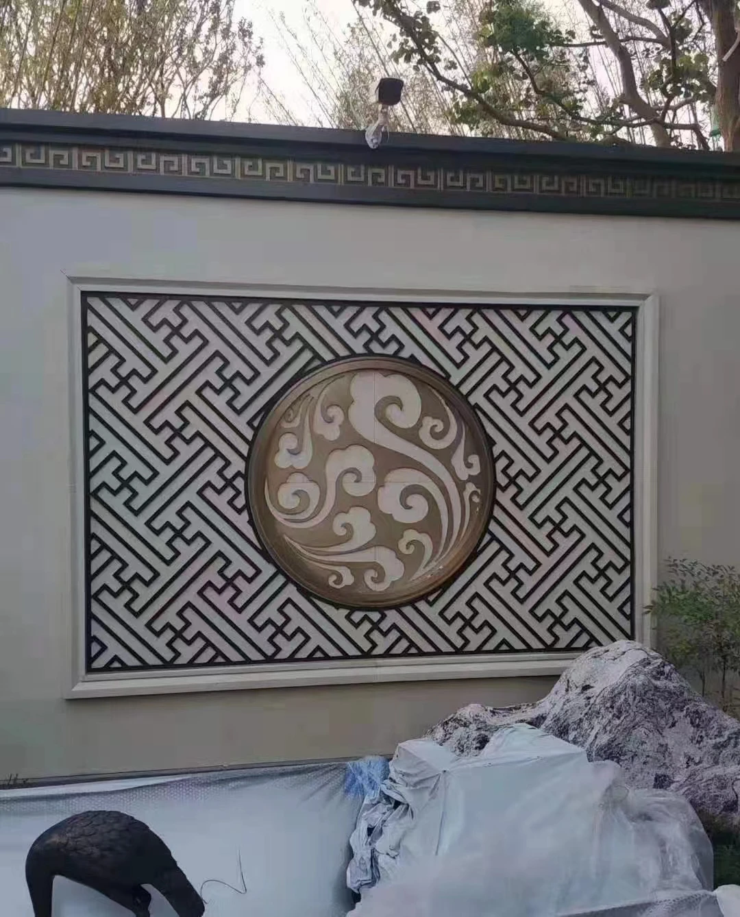 Factory Direct Outdoor Metallic Wall Beautification Decoration Can be Customized According to the Drawing