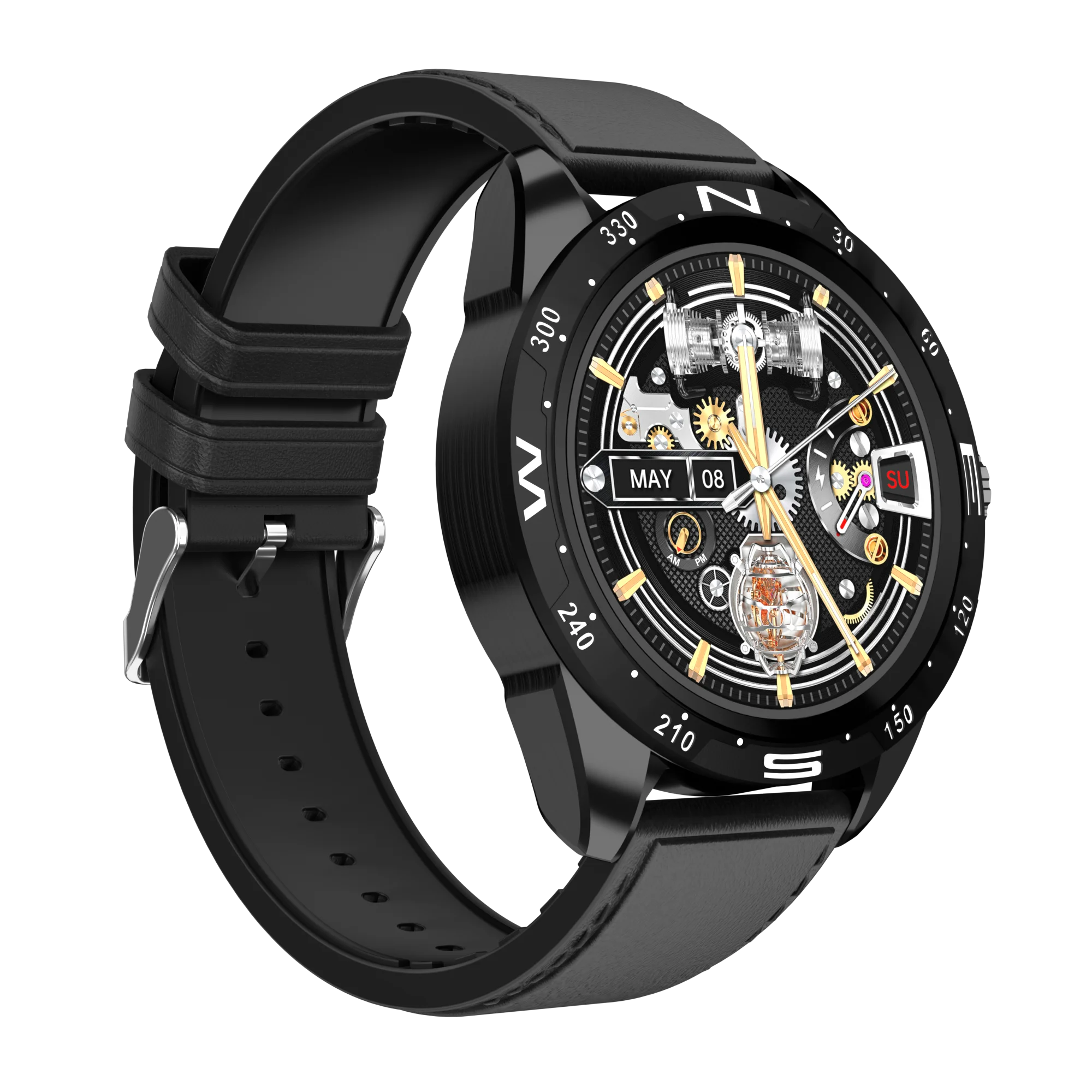 SKMEI H6 Max 2023 manufacturers round shape android fitness waterproof smartwatch stainless steel sport men women smart watch