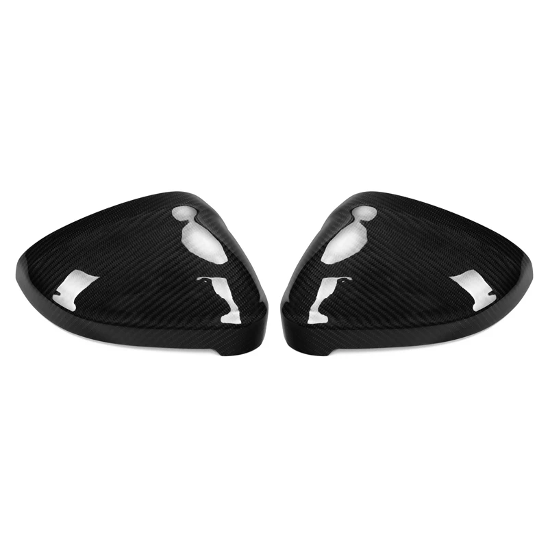 B9 Carbon Mirror Cover without Lane OEM Fitment for 2017 2018 2019 A4 A4L A5 S5 B9 Side