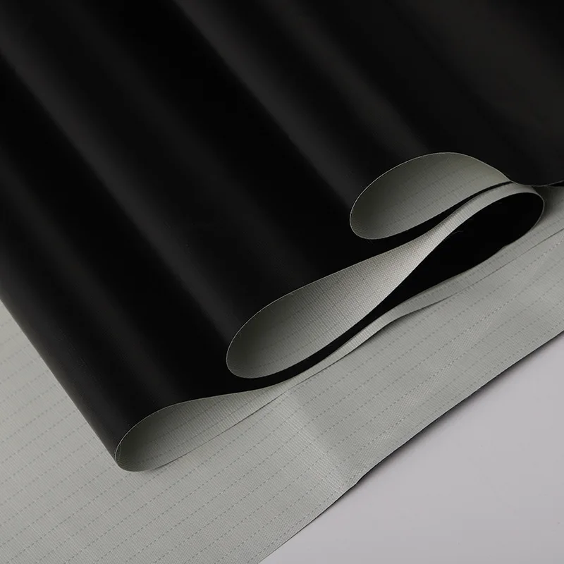 Polyester Oxford fabric with waterproof PU vinyl for full blackout tent canopy and agricultural greenhouses