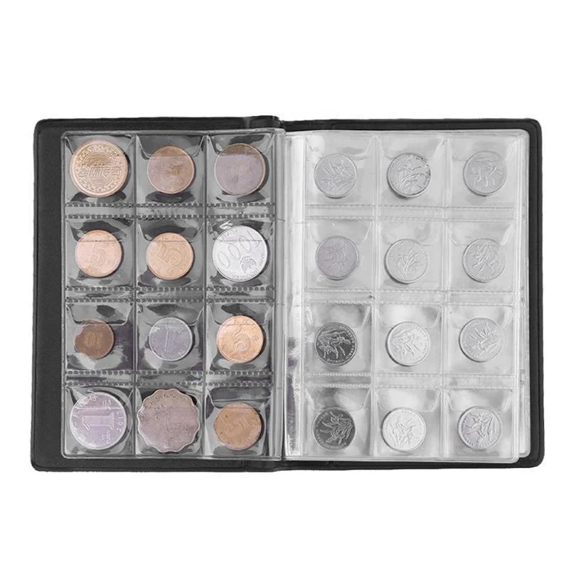 2023 оптовая продажа держатели для монет из ПВХ держатель альбомов коллекционные карманы хранения 120