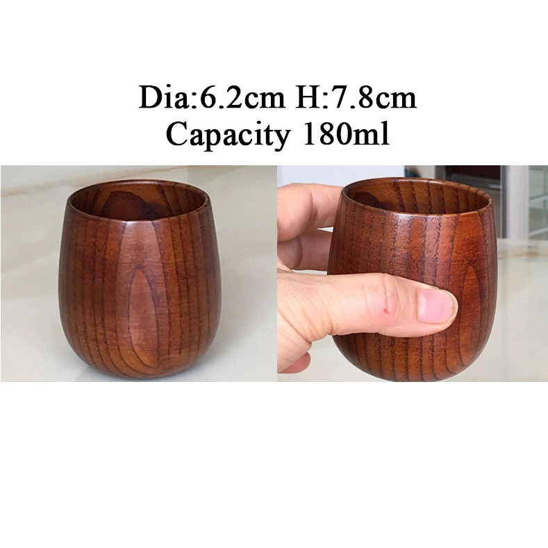 Goods In Stock Eco Friendly Wooden Unique Tea Beer Milk Coffee Handle Mug Cup With Saucer