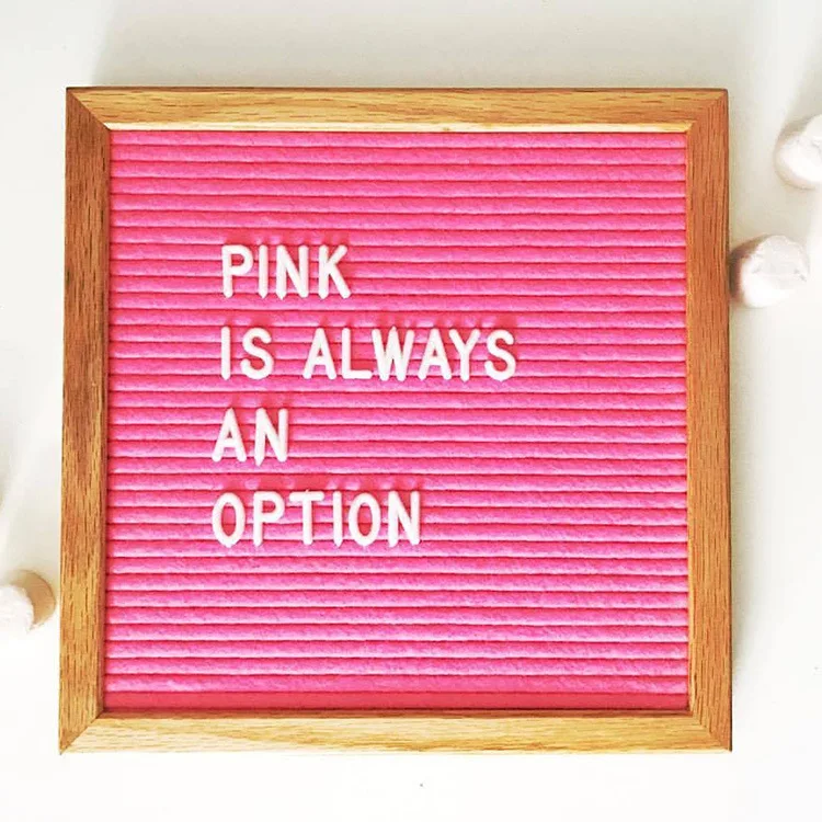 
Wholesale home decor Changeable wooden frame letter board / gold Frame felt letter board decorations for home 