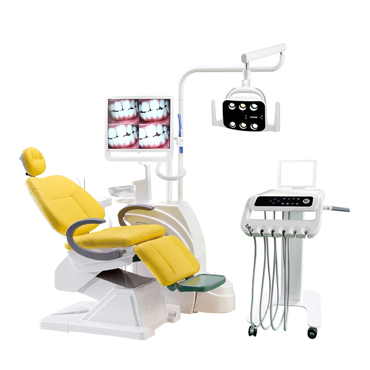 S105Pro Directly Factory Supply Cart Model Dental Unit Chair for Clinic Examination by Dentists with Trolly Moving Unit Cart