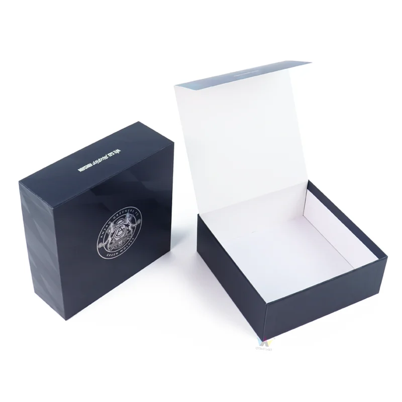 Wedding Sketch Gift Box with Changeable Ribbon and Magnetic Closure Luxury Packaging Fold Sturdy Storage Box