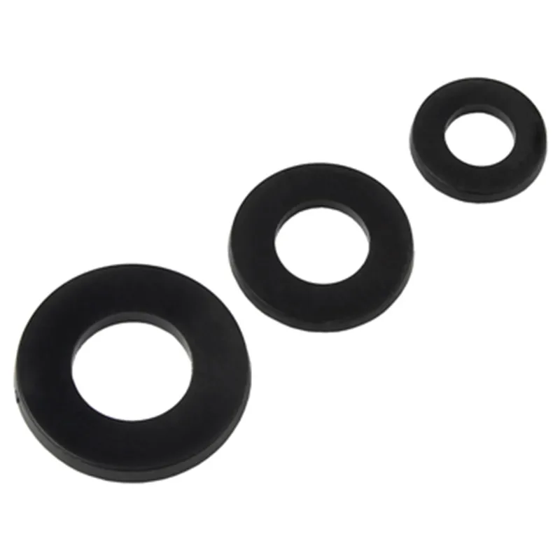 M6 Black Plastic Washer M2-M20 High Quality White Black 2 Mm 125 DIN Plastic Black Nylon Plain Washer Plastic Round Flat Washer
